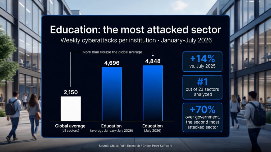 Weekly cyberattacks
